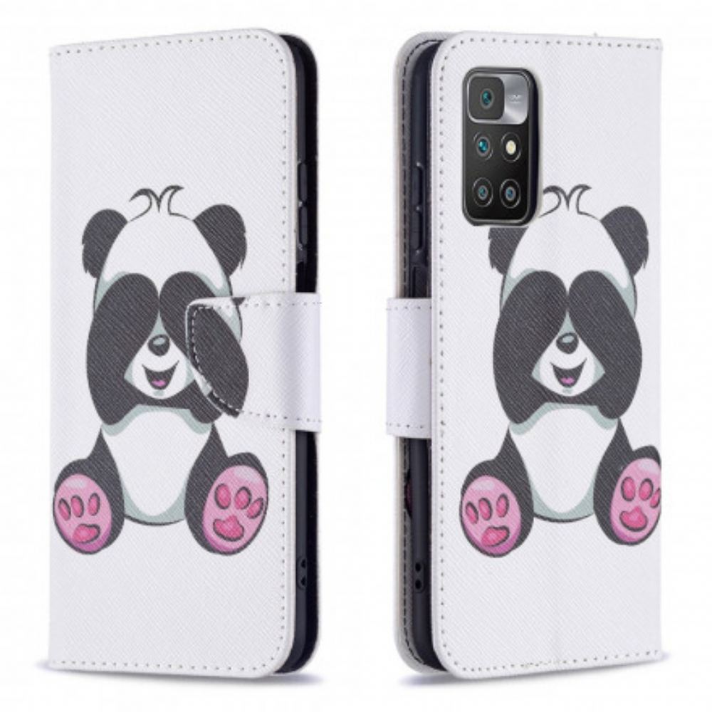 Flipové Pouzdro Na Xiaomi Redmi 10 Panda Zábava