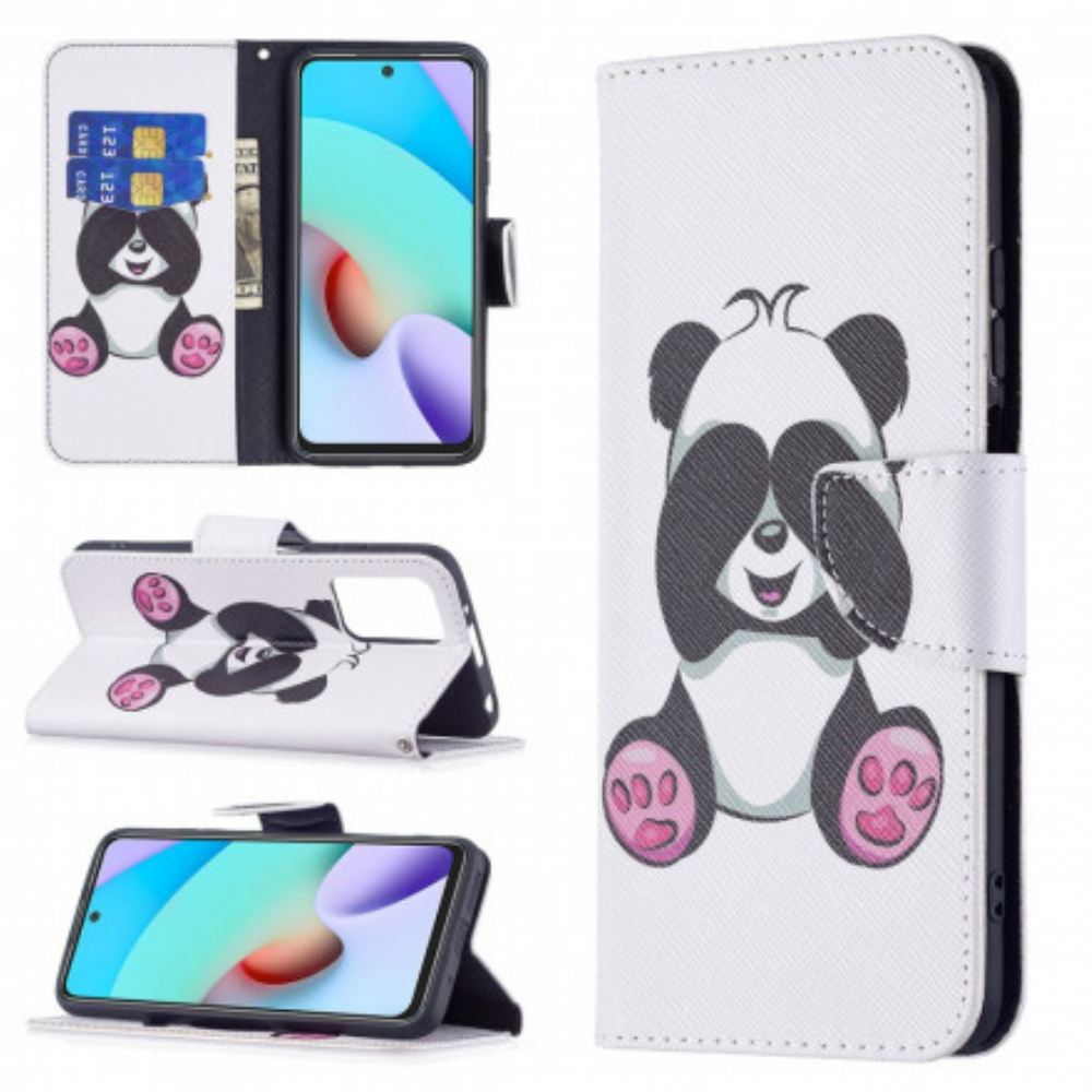 Flipové Pouzdro Na Xiaomi Redmi 10 Panda Zábava