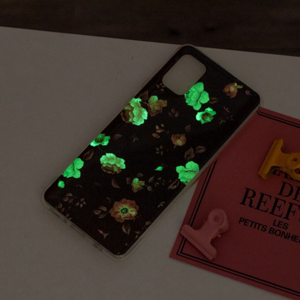 Kryt Na Xiaomi Redmi 10 Fluorescenční Květiny