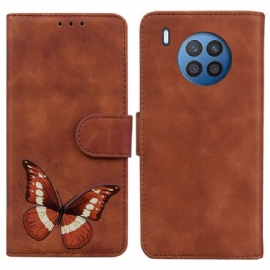 Kožené Pouzdro Na Honor 50 Lite Skin-touch Butterfly