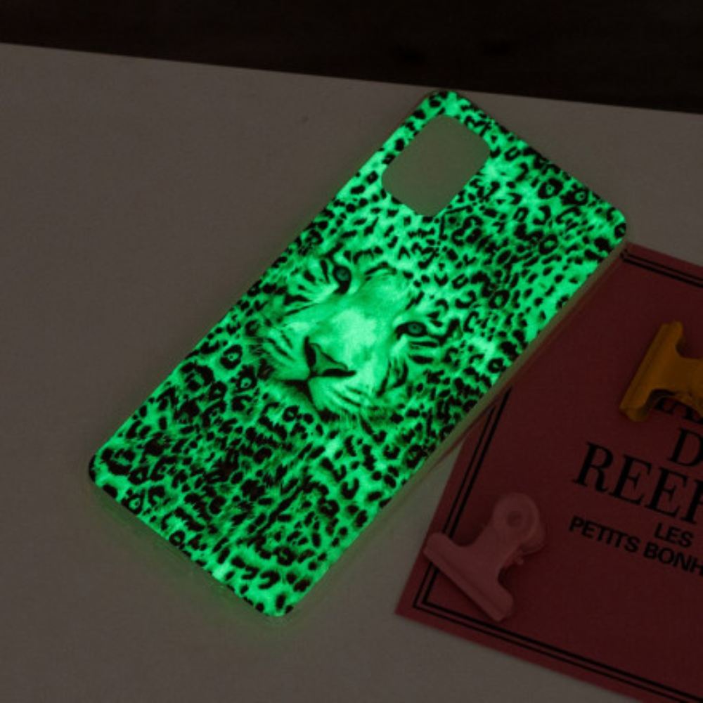 Kryt Na Samsung Galaxy A32 4G Fluorescenční Leopard