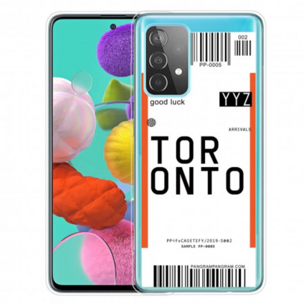 Kryt Na Samsung Galaxy A32 4G Palubní Vstupenka Do Toronta