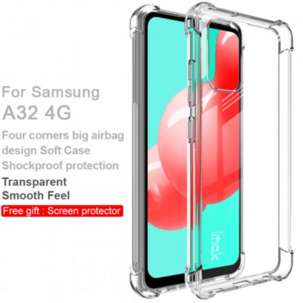 Kryt Na Samsung Galaxy A32 4G Transparentní Silky Imak