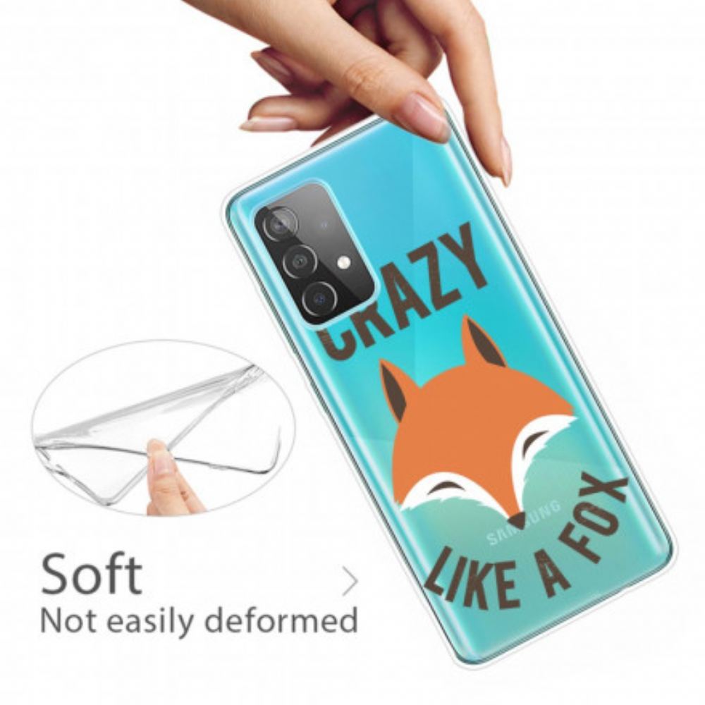 Kryty Na Mobil Na Samsung Galaxy A32 4G Liška / Crazy Like A Fox