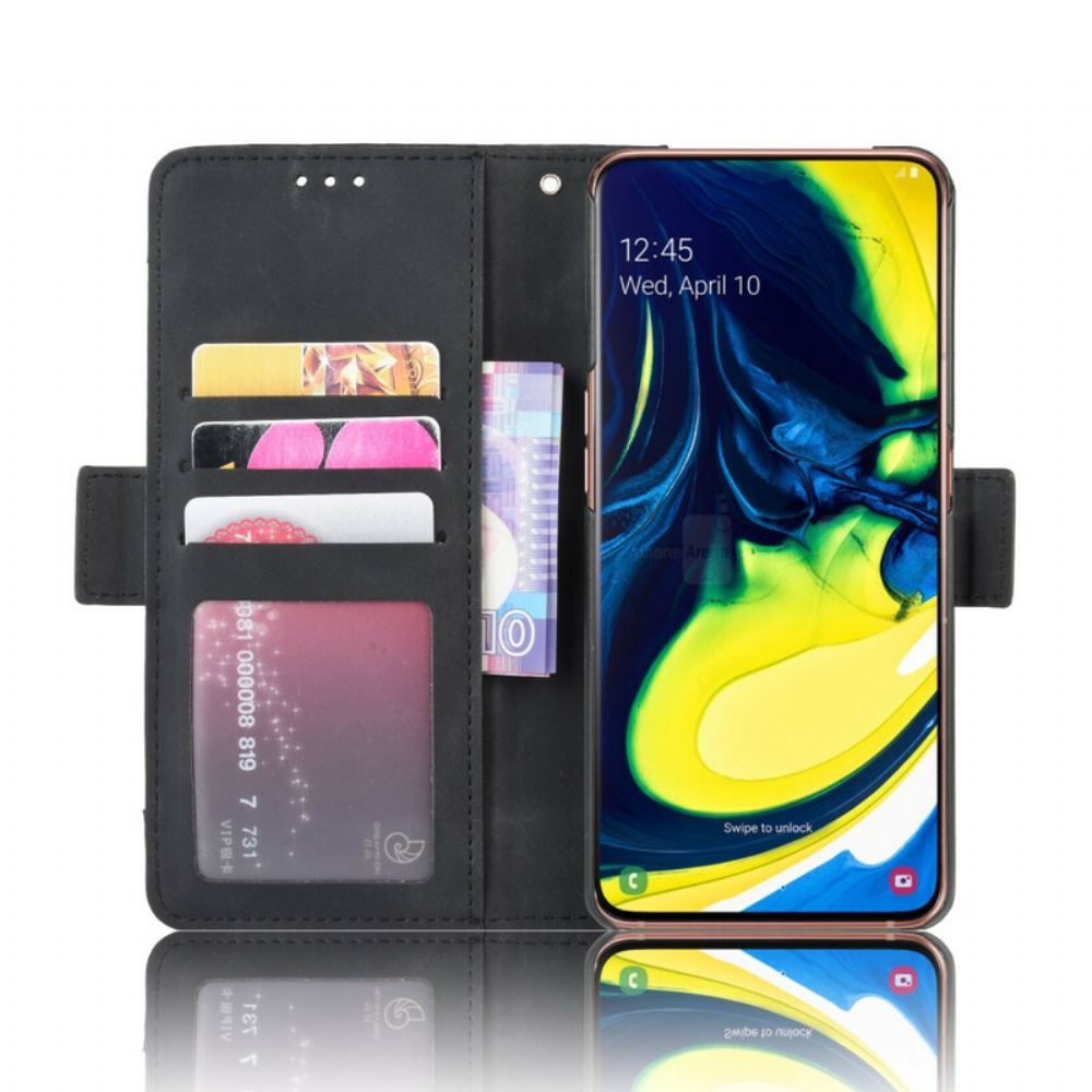 Flipové Pouzdro Na Samsung Galaxy A90 / A80 Multi-card První Třídy