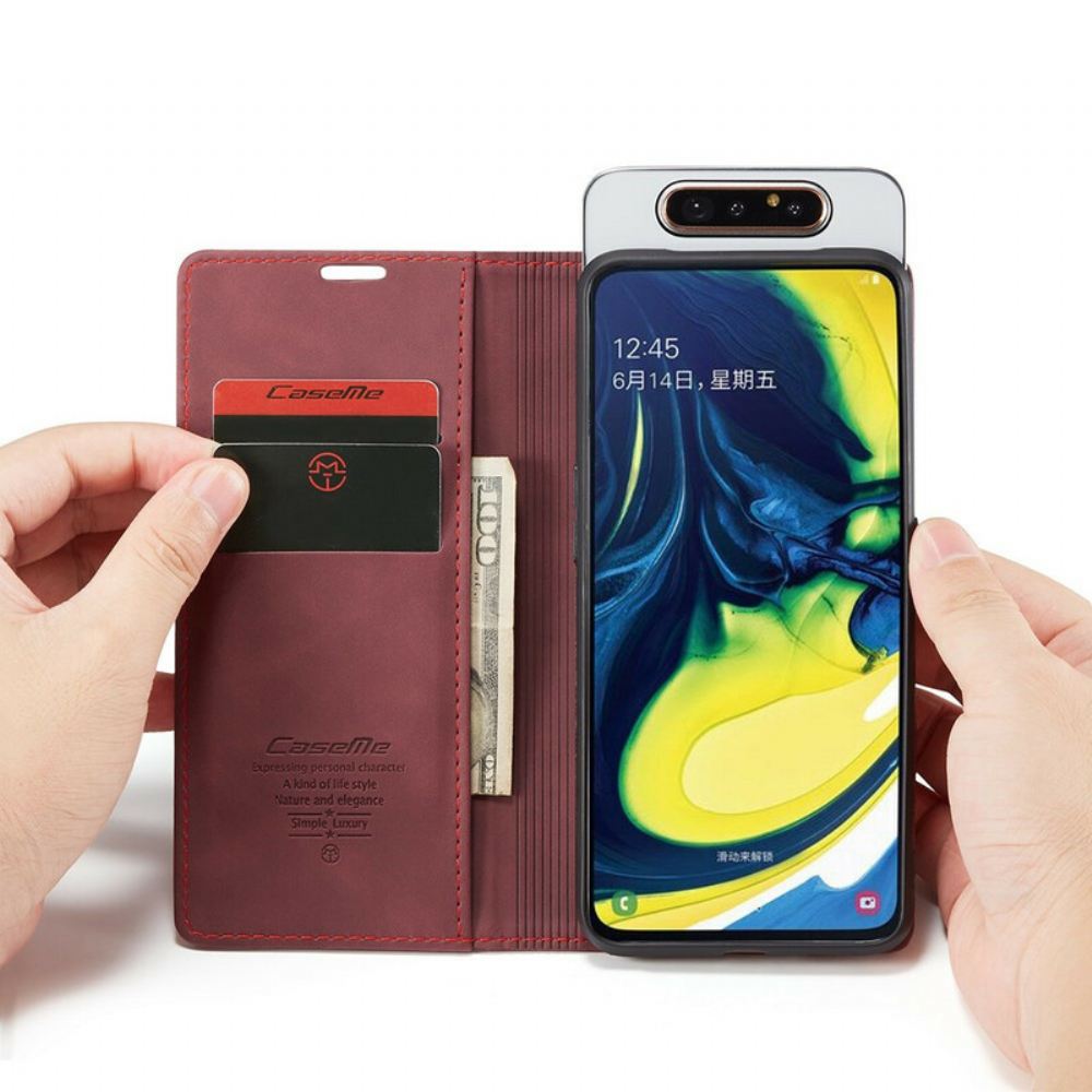 Kryty Na Mobil Na Samsung Galaxy A90 / A80 Flipové Pouzdro Caseme Umělá Kůže