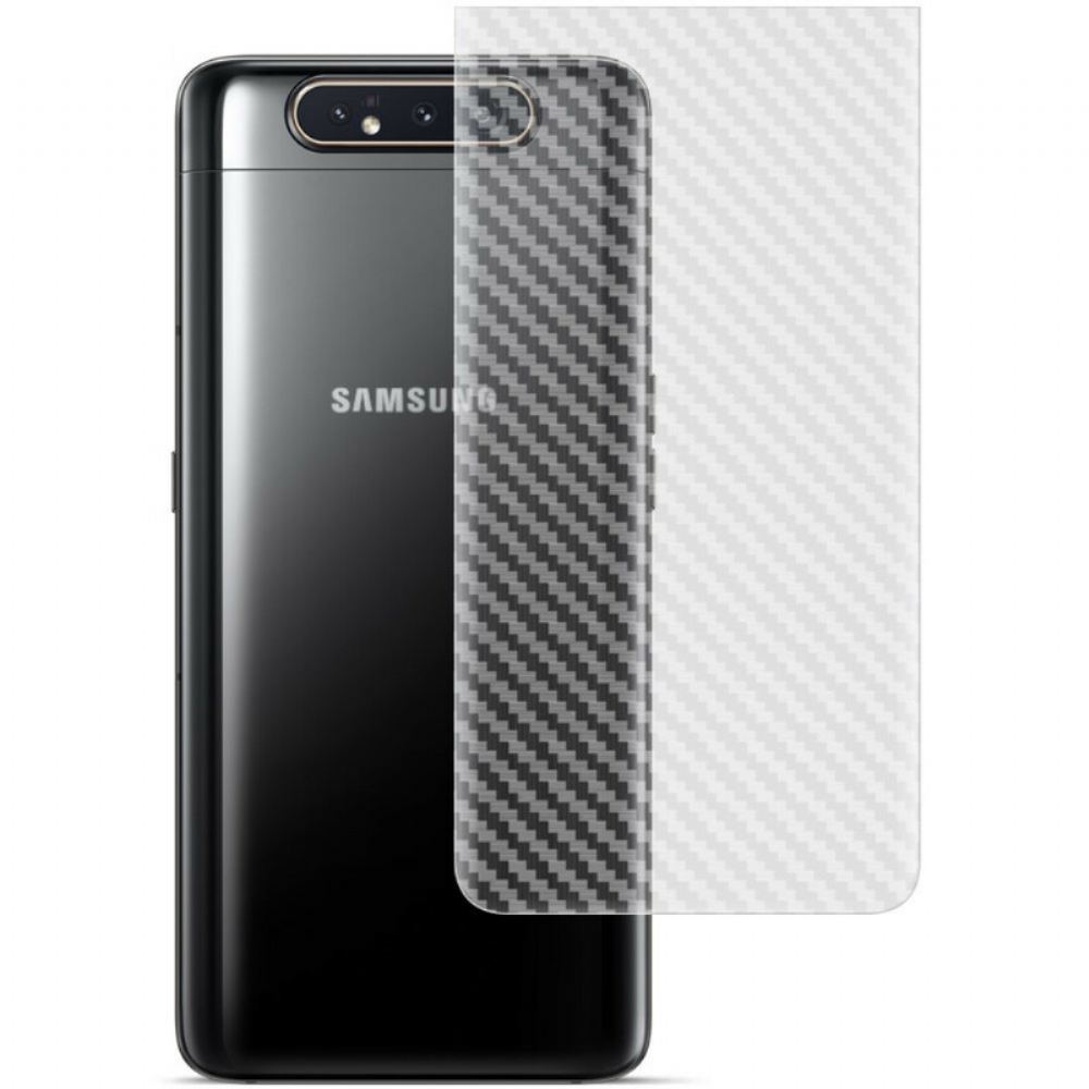 Zadní Ochranná Fólie Pro Samsung Galaxy A90 / A80 Carbon Style Imak