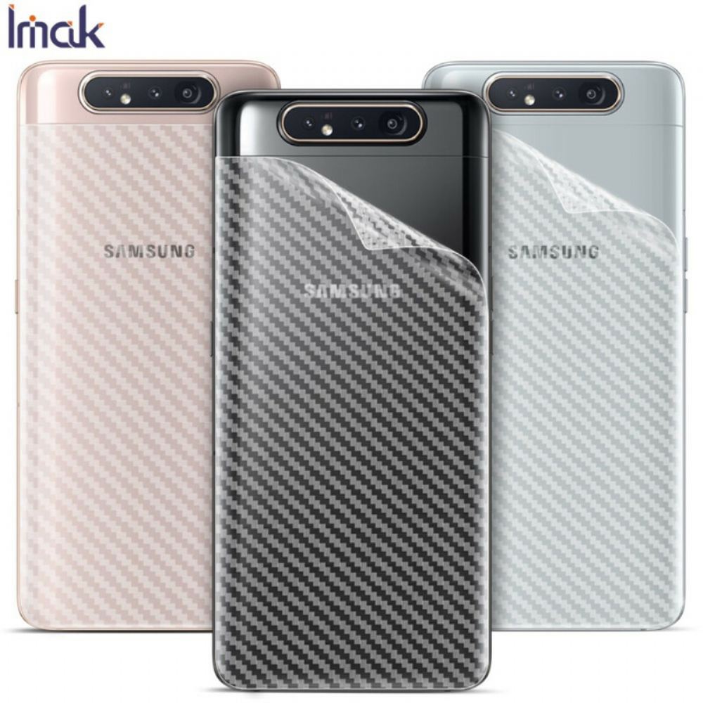 Zadní Ochranná Fólie Pro Samsung Galaxy A90 / A80 Carbon Style Imak