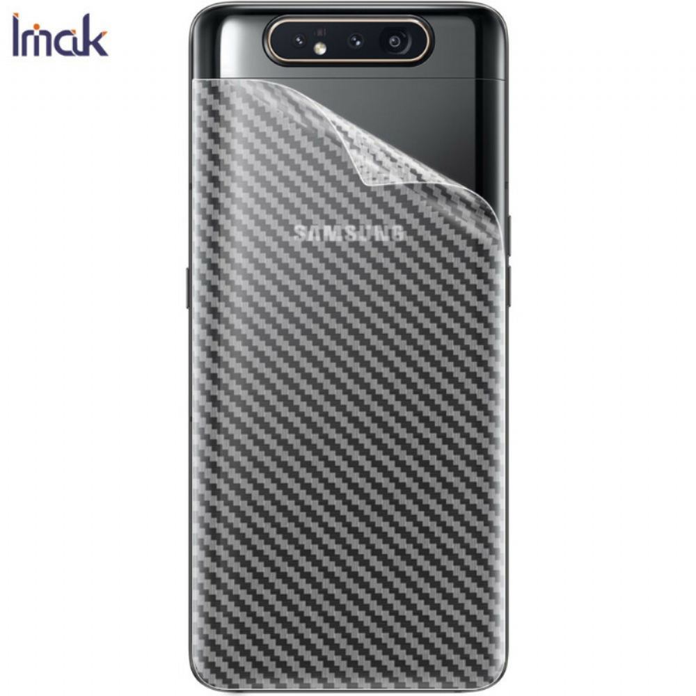 Zadní Ochranná Fólie Pro Samsung Galaxy A90 / A80 Carbon Style Imak