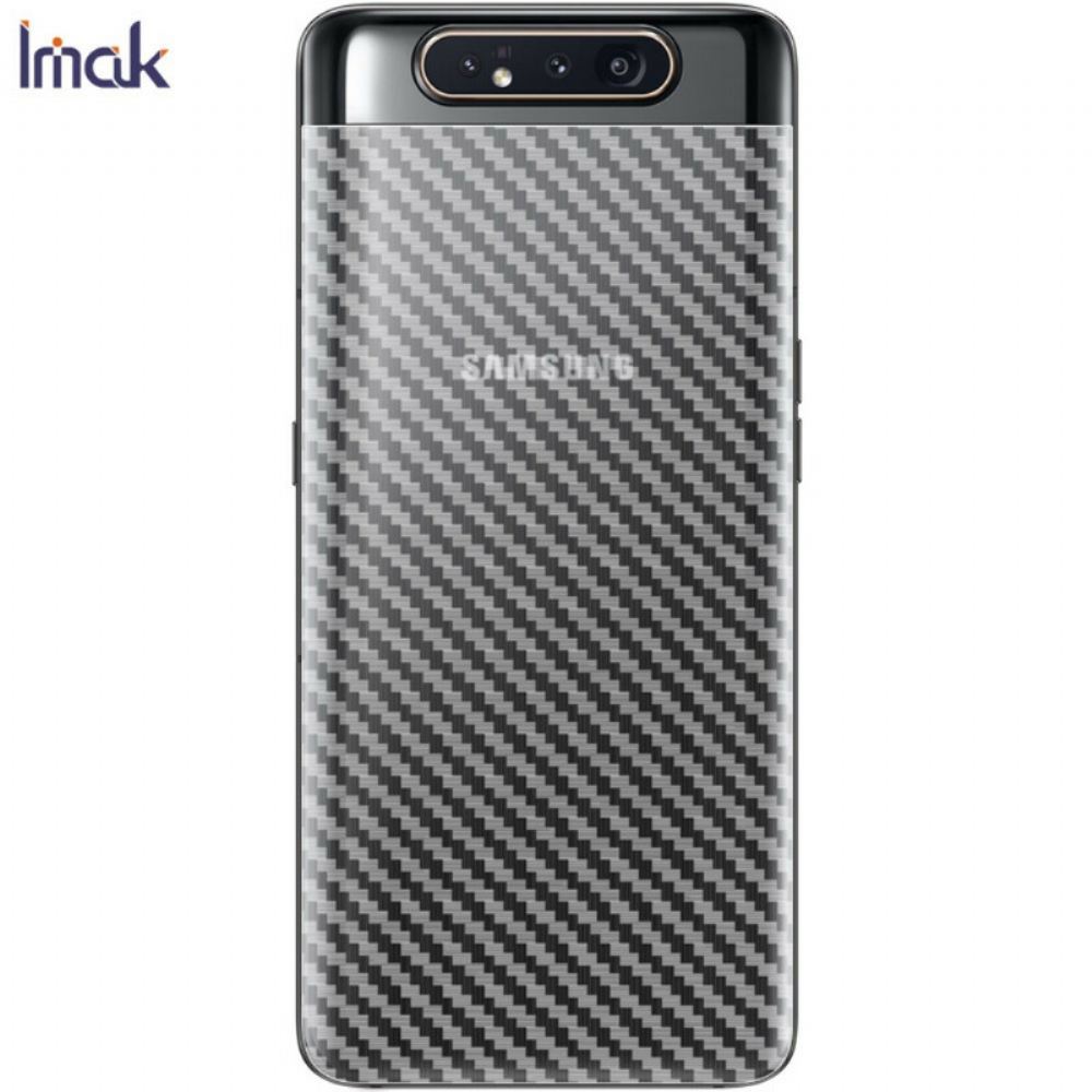 Zadní Ochranná Fólie Pro Samsung Galaxy A90 / A80 Carbon Style Imak