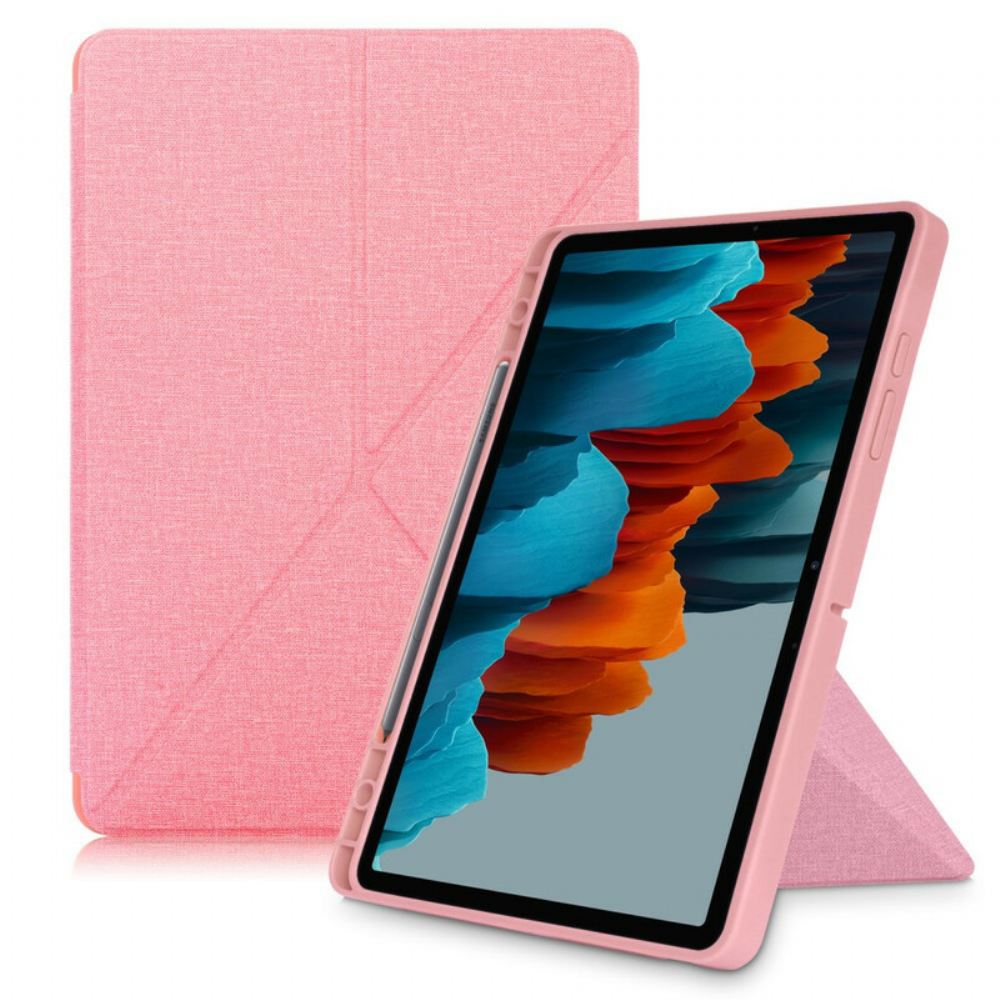 Kryty Na Mobil Na Samsung Galaxy Tab S7 FE Textura Látky Origami