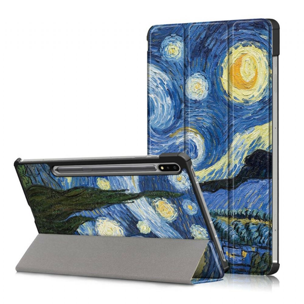 Kryty Na Mobil Na Samsung Galaxy Tab S7 FE Vyztužený Van Gogh