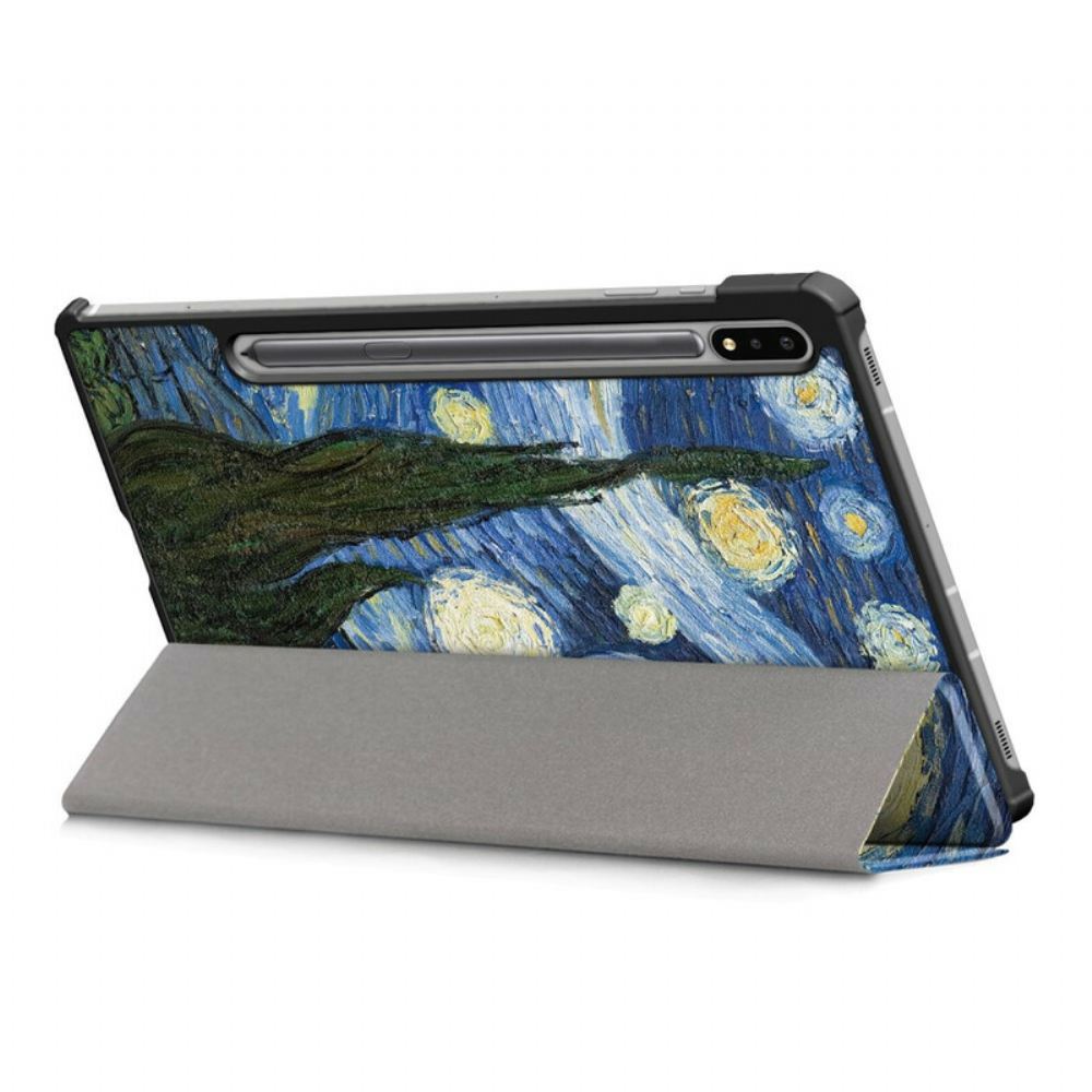 Kryty Na Mobil Na Samsung Galaxy Tab S7 FE Vyztužený Van Gogh