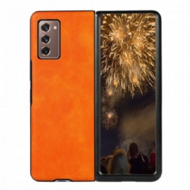 Kryt Na Samsung Galaxy Z Fold 2 Barva Umělé Kůže