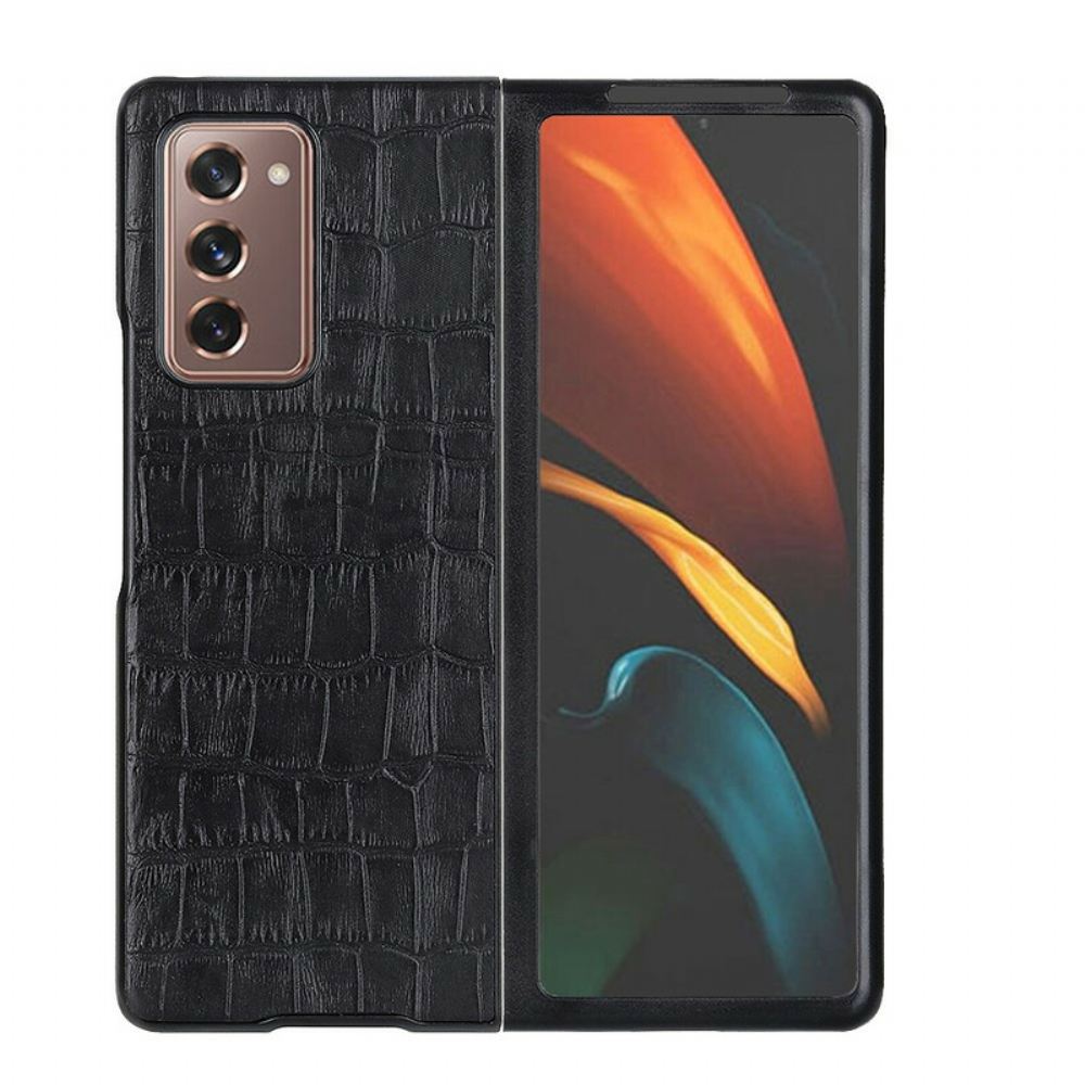 Kryt Na Samsung Galaxy Z Fold 2 Pravá Krokodýlí Kůže