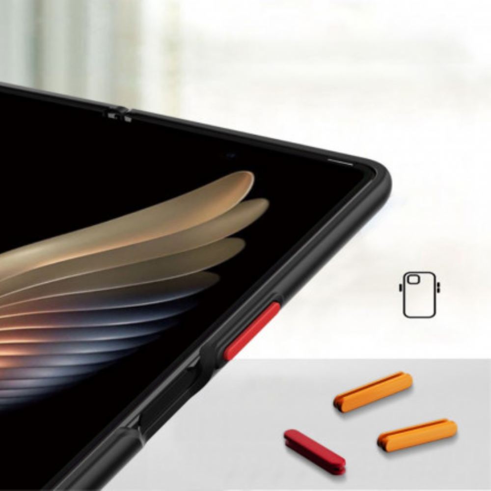 Kryt Na Samsung Galaxy Z Fold 2 Průhledné Barevné Okraje Gkk