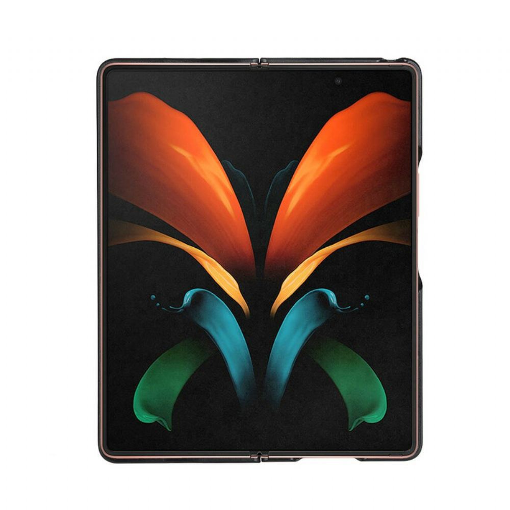 Kryty Na Mobil Na Samsung Galaxy Z Fold 2 Pravá Texturovaná Kůže Litchi