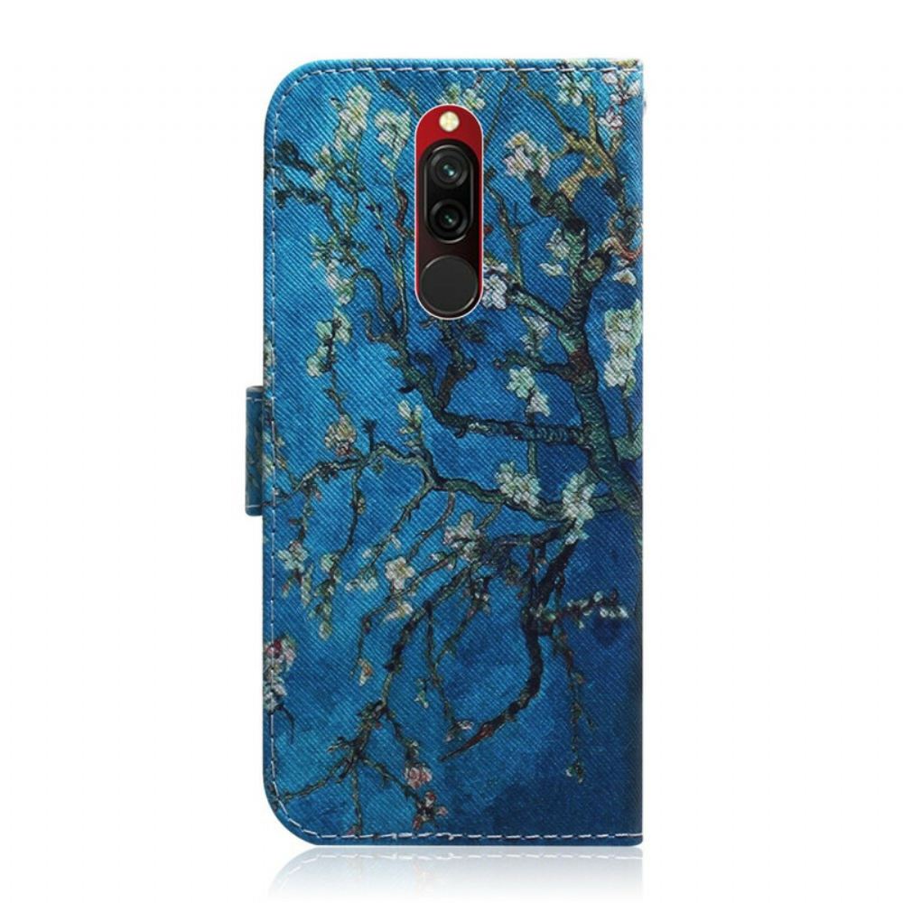 Flipové Pouzdro Na Xiaomi Redmi 8 Kvetoucí Větev Stromu