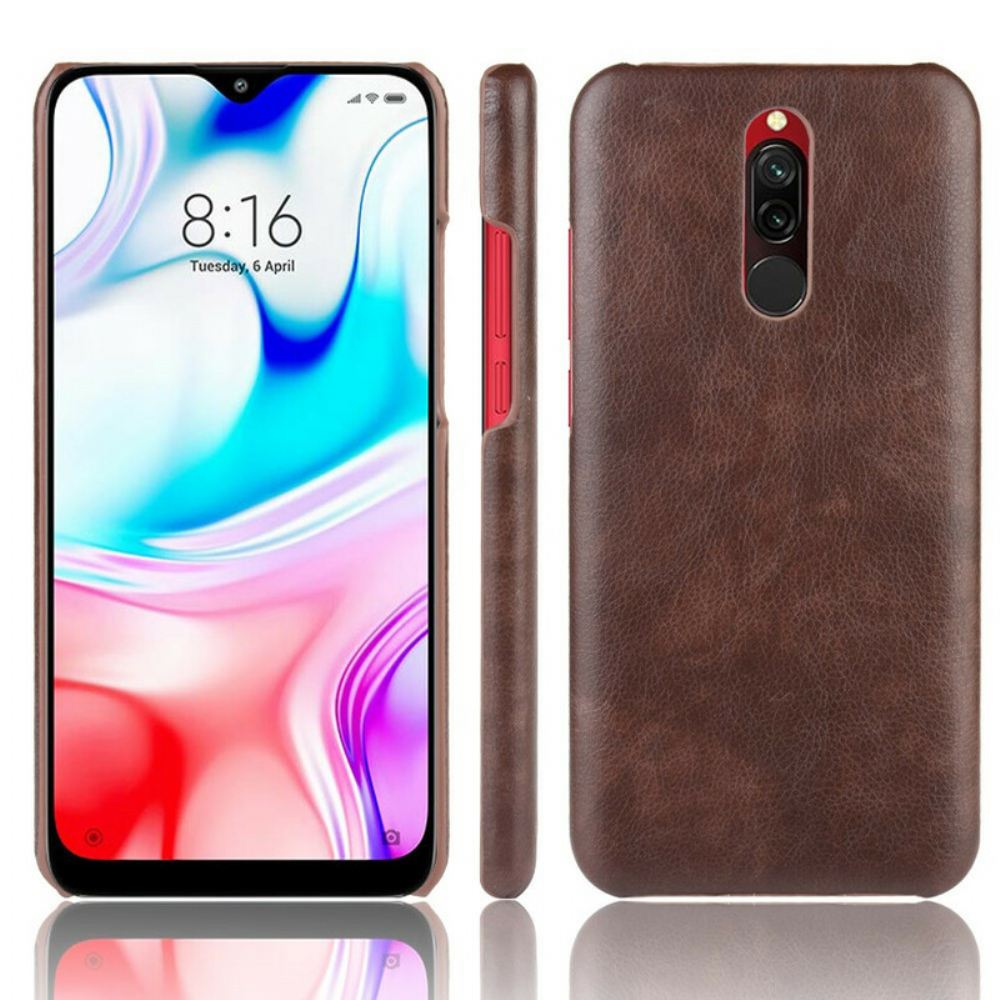 Kryt Na Xiaomi Redmi 8 Výkonný Kožený Efekt