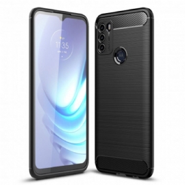 Kryt Na Moto G50 Kartáčované Uhlíkové Vlákno