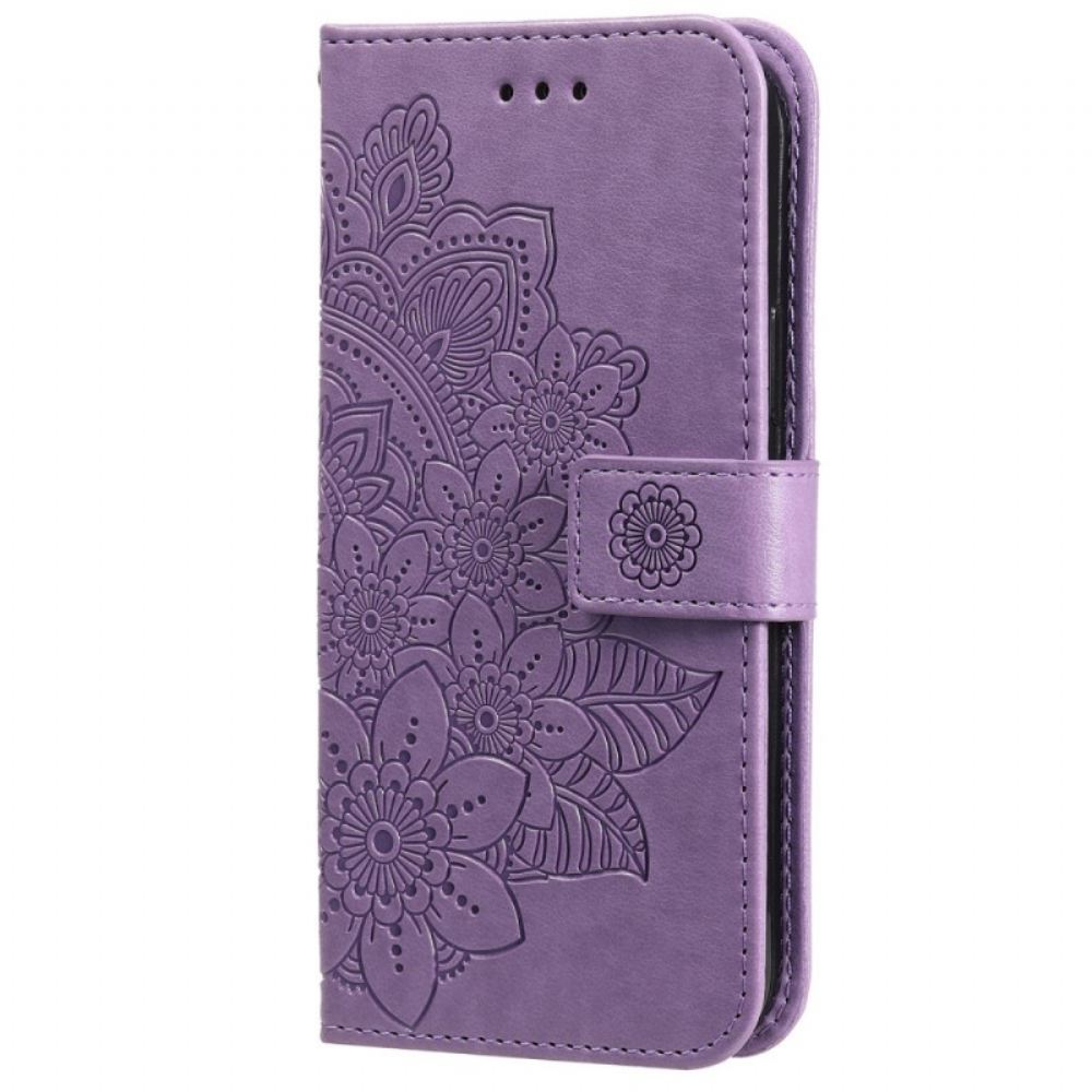 Flipové Pouzdro Na Samsung Galaxy M52 5G Květinová Mandala