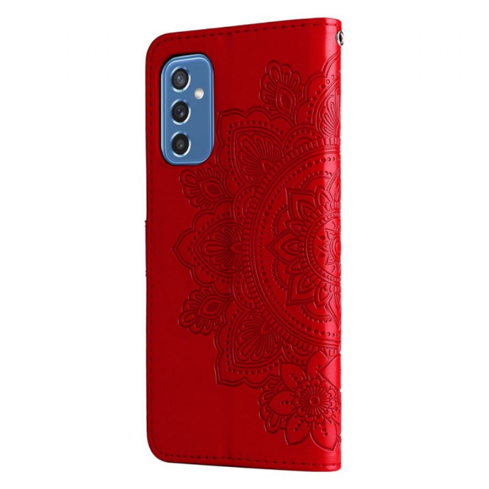 Flipové Pouzdro Na Samsung Galaxy M52 5G Květinová Mandala