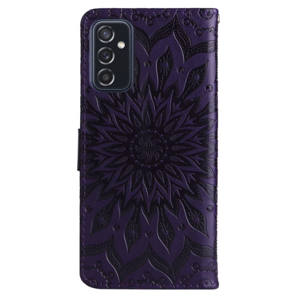 Kožené Pouzdro Na Samsung Galaxy M52 5G Orientální Mandala