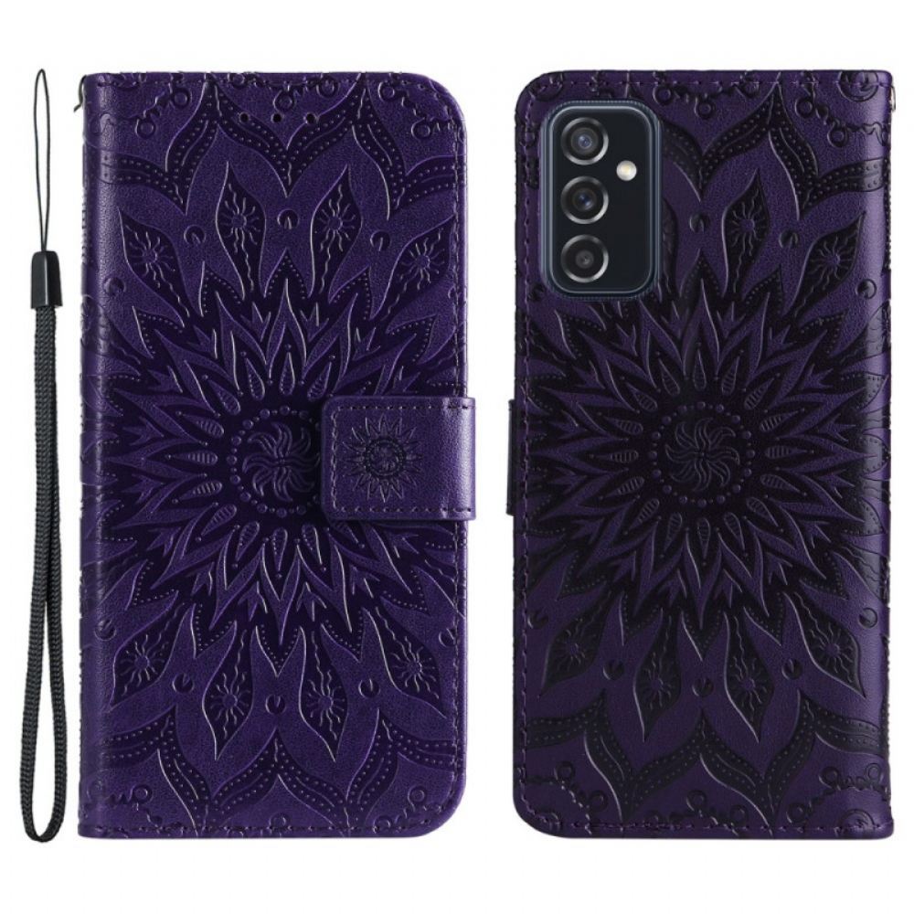 Kožené Pouzdro Na Samsung Galaxy M52 5G Orientální Mandala