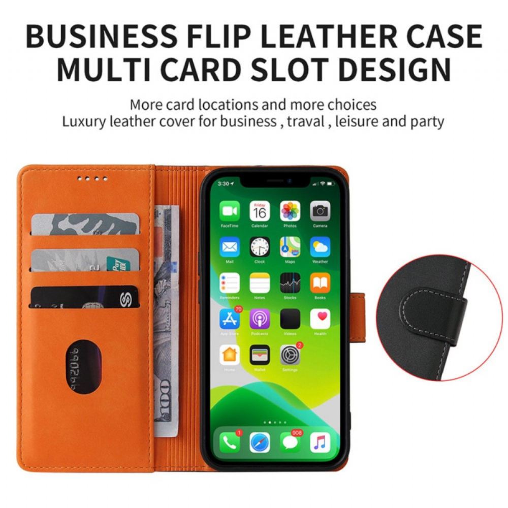 Flipové Pouzdro Na iPhone 14 Business Bicolor