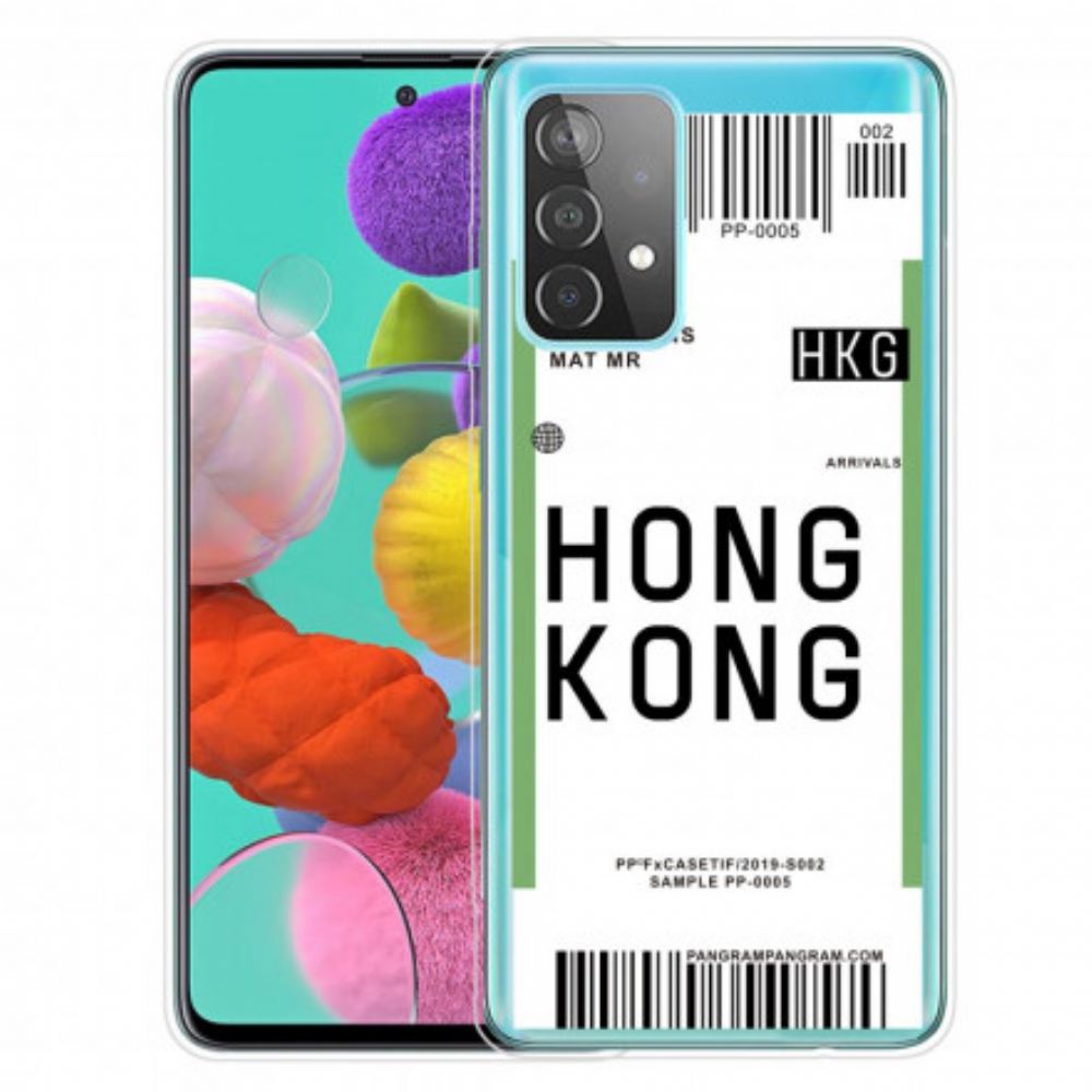 Kryt Na Samsung Galaxy A32 5G Palubní Vstupenka Do Hong Kongu