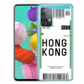 Kryt Na Samsung Galaxy A32 5G Palubní Vstupenka Do Hong Kongu