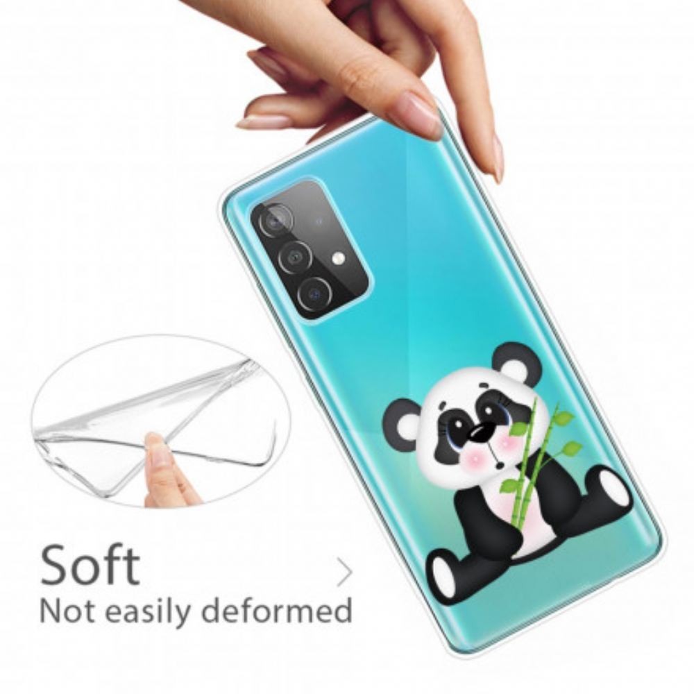 Kryt Na Samsung Galaxy A32 5G Transparentní Smutná Panda