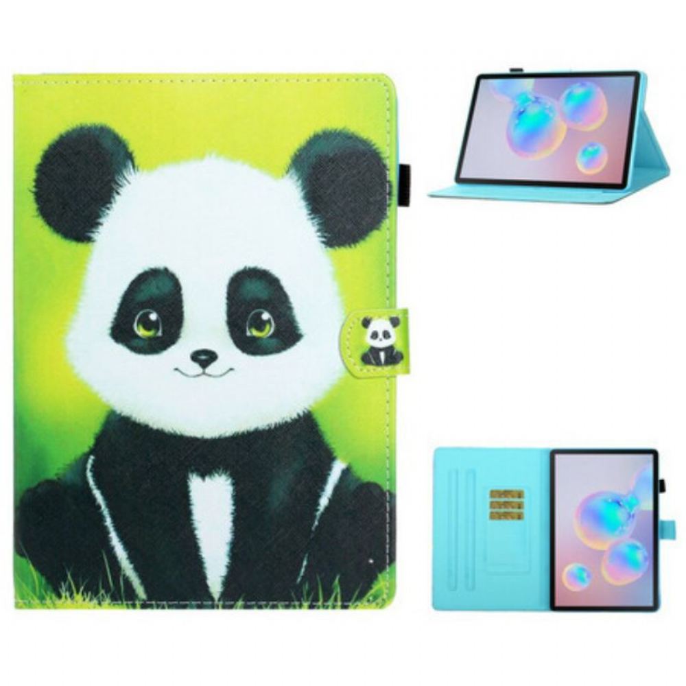 Flipové Pouzdro Na Samsung Galaxy Tab S8 / Tab S7 Roztomilá Panda