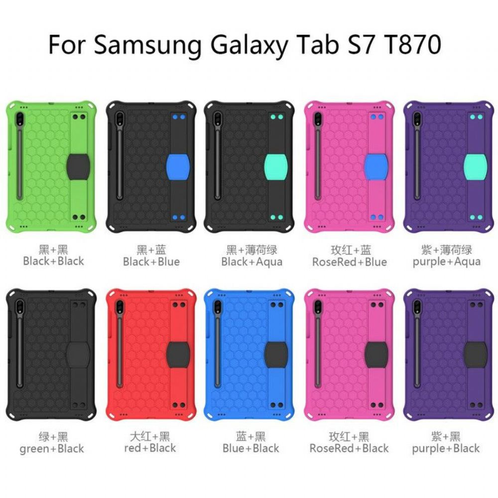 Kryt Na Samsung Galaxy Tab S8 / Tab S7 Eva S Podporou Popruhu A Ramenním Popruhem