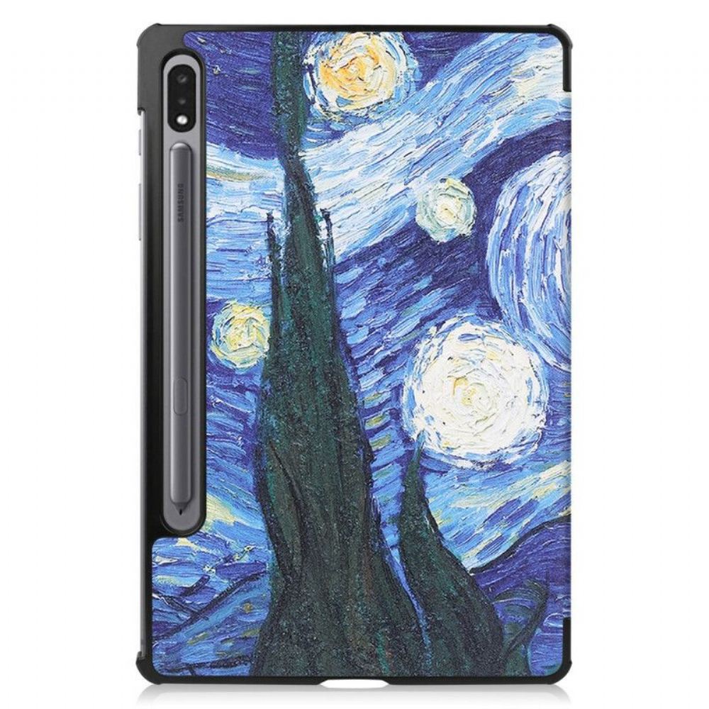 Kryty Na Mobil Na Samsung Galaxy Tab S8 / Tab S7 Držák Na Pero Starry Night