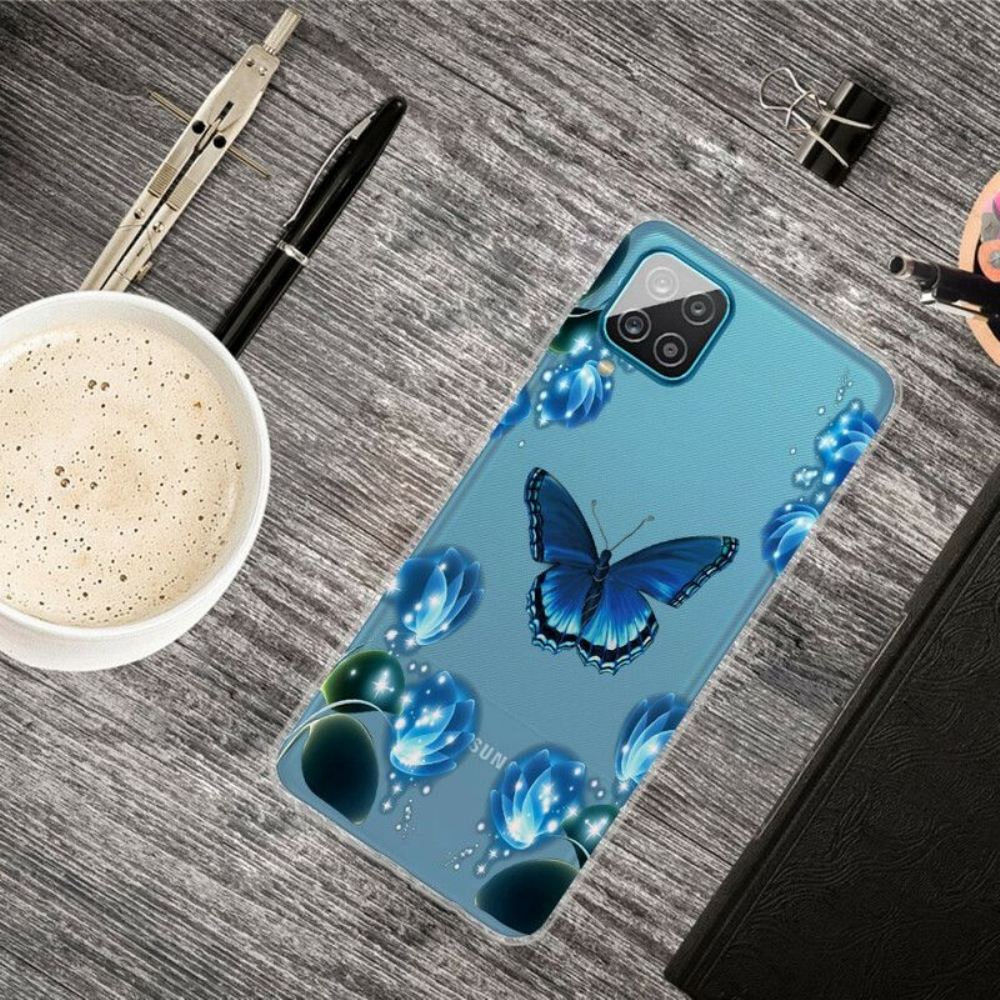 Kryt Na Samsung Galaxy M12 / A12 Butterfly Luxus