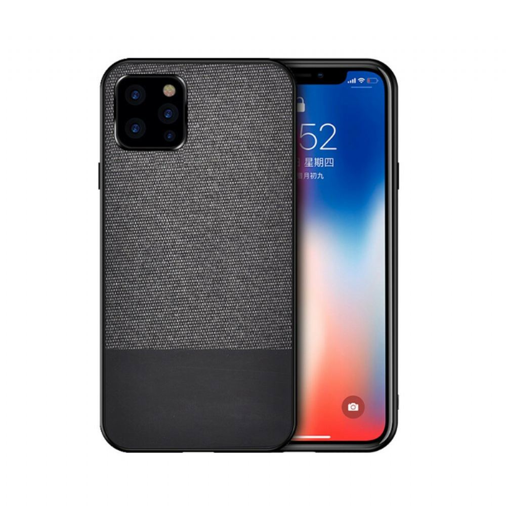 Kryt Na iPhone 12 / 12 Pro Umělá Kůže S Dvojitou Texturou