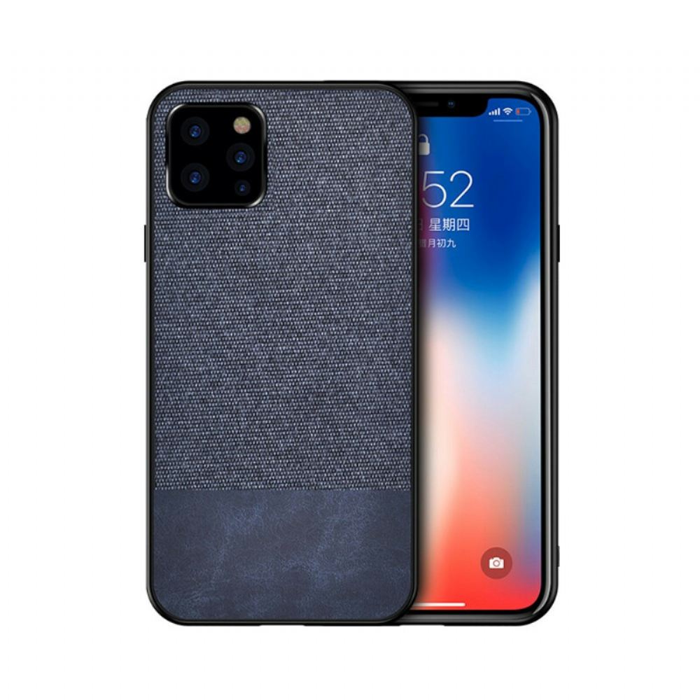 Kryt Na iPhone 12 / 12 Pro Umělá Kůže S Dvojitou Texturou