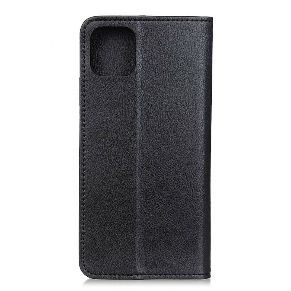 Kryty Na Mobil Na iPhone 12 / 12 Pro Flipové Pouzdro Litchi Split Leather Business