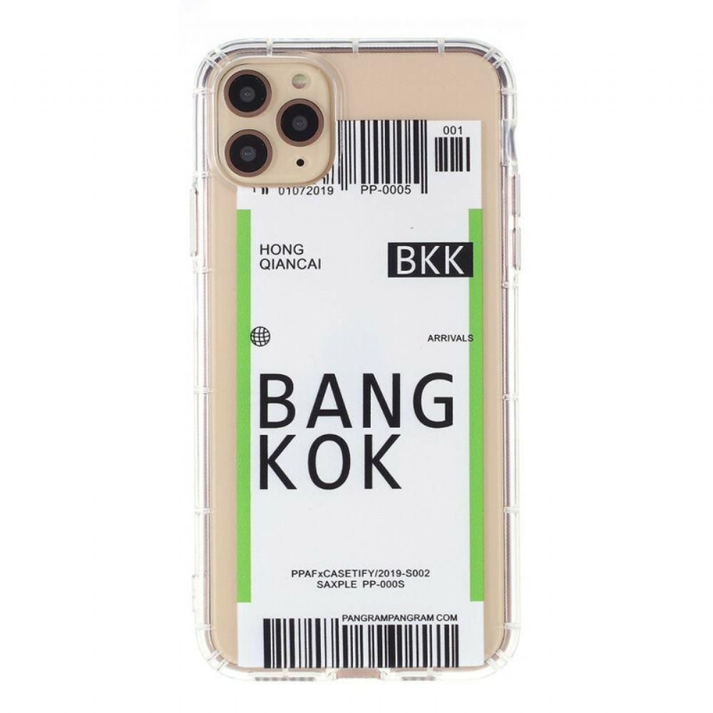 Kryty Na Mobil Na iPhone 12 / 12 Pro Palubní Vstupenka Do Bangkoku