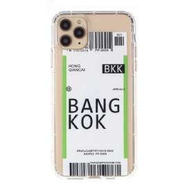 Kryty Na Mobil Na iPhone 12 / 12 Pro Palubní Vstupenka Do Bangkoku