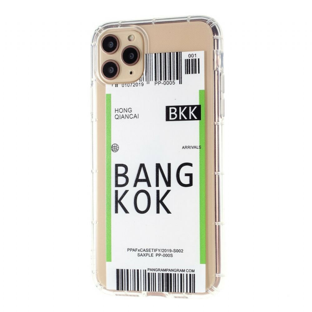 Kryty Na Mobil Na iPhone 12 / 12 Pro Palubní Vstupenka Do Bangkoku