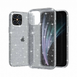 Kryty Na Mobil Na iPhone 12 / 12 Pro Průhledné Flitry