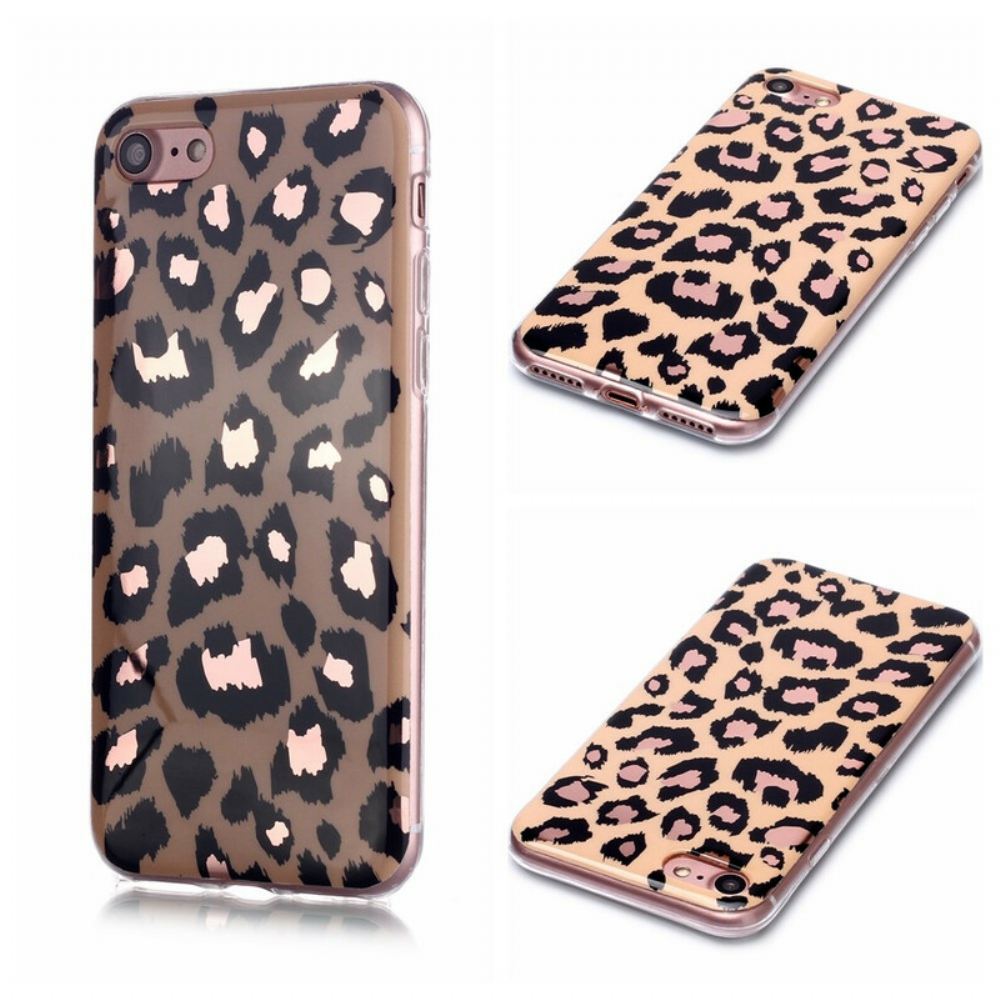 Kryt Na iPhone SE 3 / SE 2 / 8 / 7 Mramor Ve Stylu Leoparda