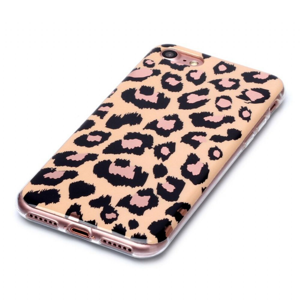 Kryt Na iPhone SE 3 / SE 2 / 8 / 7 Mramor Ve Stylu Leoparda