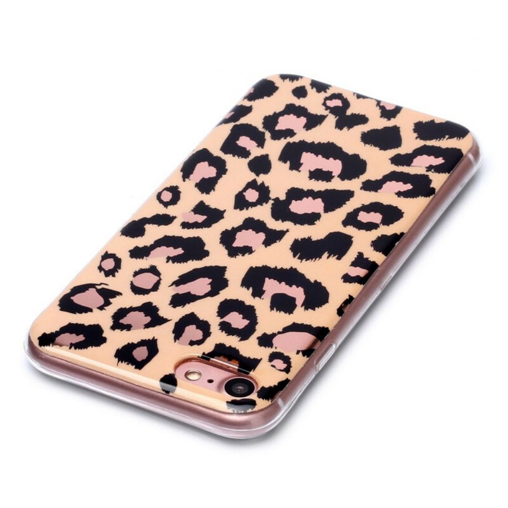 Kryt Na iPhone SE 3 / SE 2 / 8 / 7 Mramor Ve Stylu Leoparda