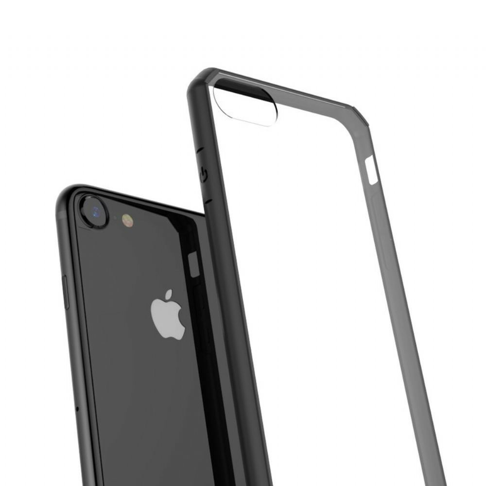 Kryt Na iPhone SE 3 / SE 2 / 8 / 7 Průhledné Barevné Okraje