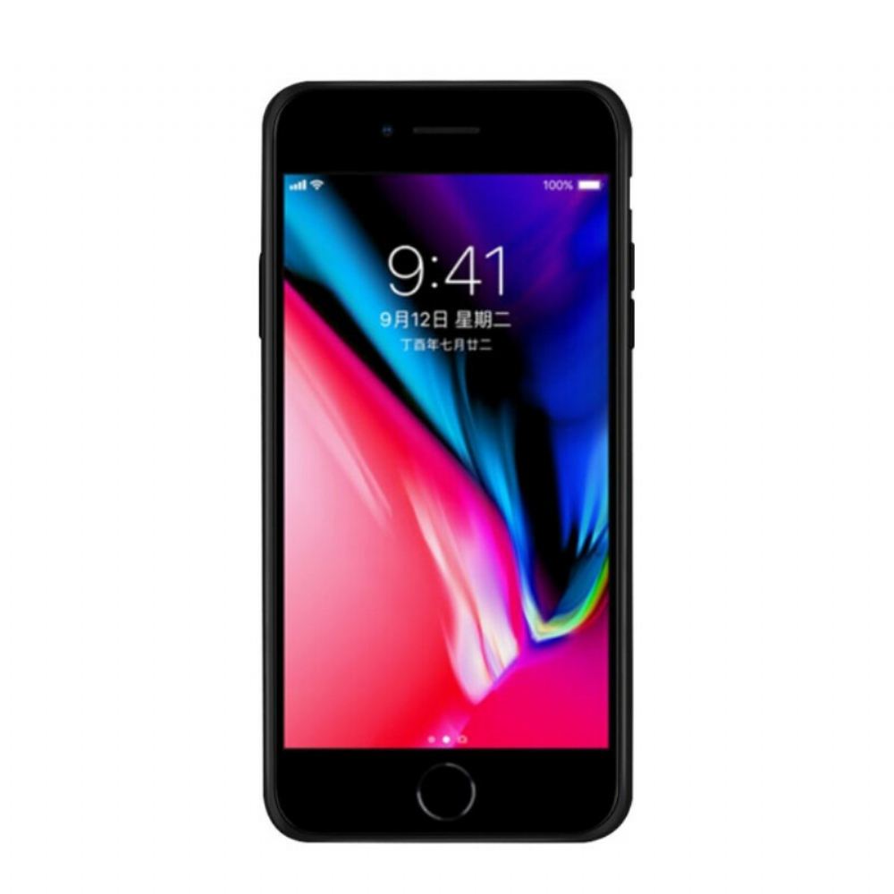 Kryt Na iPhone SE 3 / SE 2 / 8 / 7 Skleněné A Silikonové Květiny Nxe