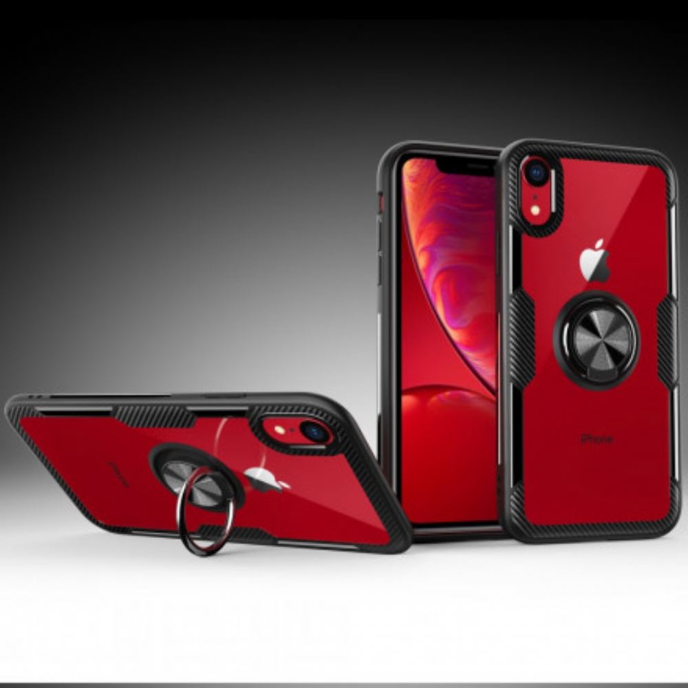 Kryt Na iPhone XR Kroužek Z Tvrzeného Skla