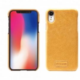 Kryt Na iPhone XR Pravá Kůže Pierre Cardin Litchi